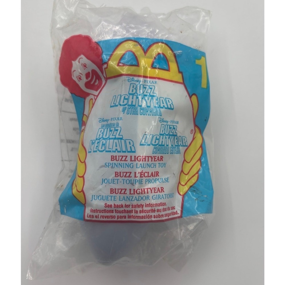 2001 Buzz Lightyear of Star Command‎ #1 McDonald's Happy Meal Toy- Sealed